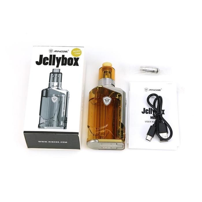 Les kits de mod de boîte de Rincoe Jellybox 228w conjuguent 18650 réservoir d'ohm de sous-marin des batteries 4.8ml