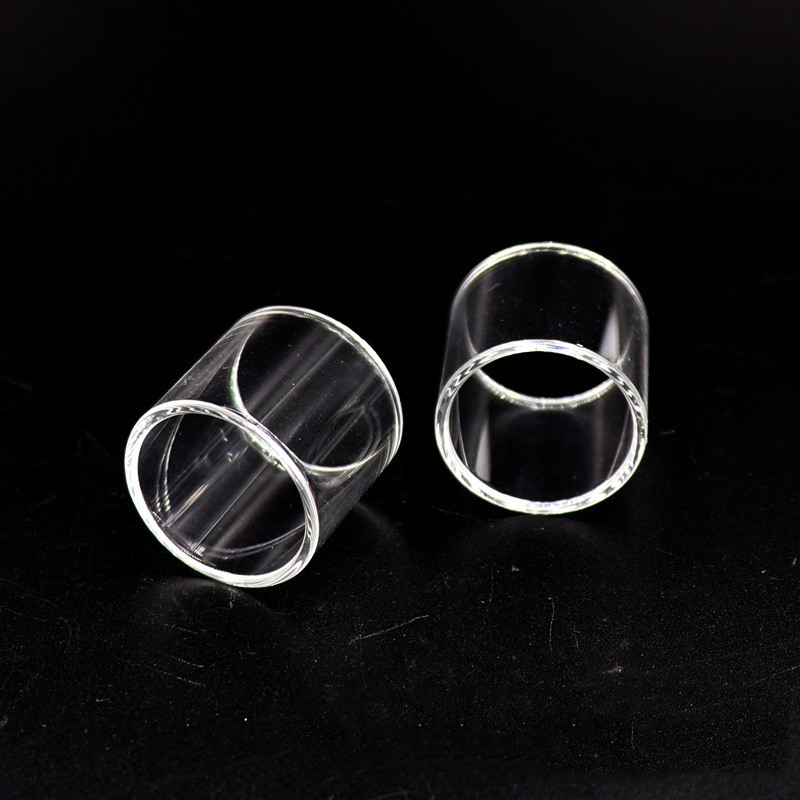 Diverse couleur de tube de verre lisse plat transparent de pyrex pour le produit de Geekvape