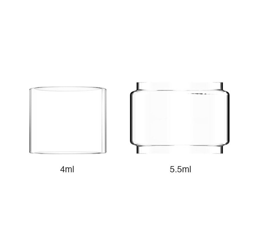 Tube de verre de pyrex de rechange pour des verres de l'ampoule 5.5ml de Zeus Dual/Zeus X pour le réservoir de Vape