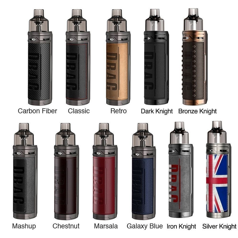 Voopoo traînent la batterie 80w des kits 4.5ml Vinci Coil Single 18650 de démarreur de cigarette de mod E de X 18650