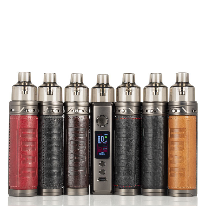 Voopoo traînent la batterie 80w des kits 4.5ml Vinci Coil Single 18650 de démarreur de cigarette de mod E de X 18650