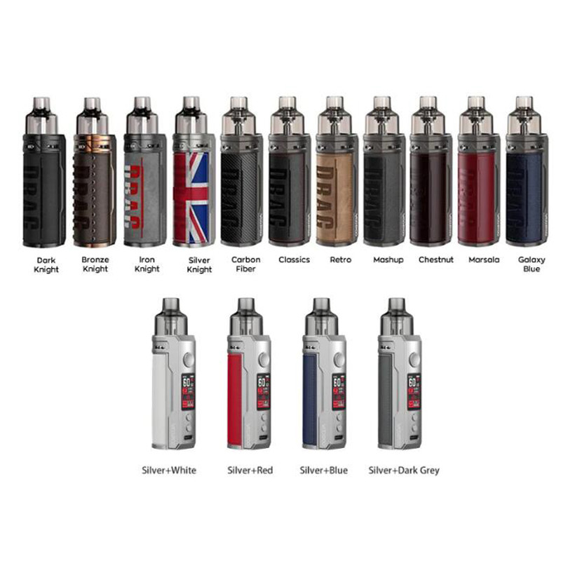 Les kits en alliage de zinc Voopoo de mod de boîte de +PCTG traînent le stylo liquide de X 18650 4.5ml 80w E Vape