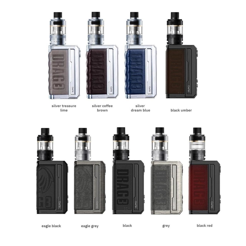 Voopoo traînent 3 bobines du kit 5.5ml Tpp DM de mod de boîte de Tpp X conjuguent la batterie 18650