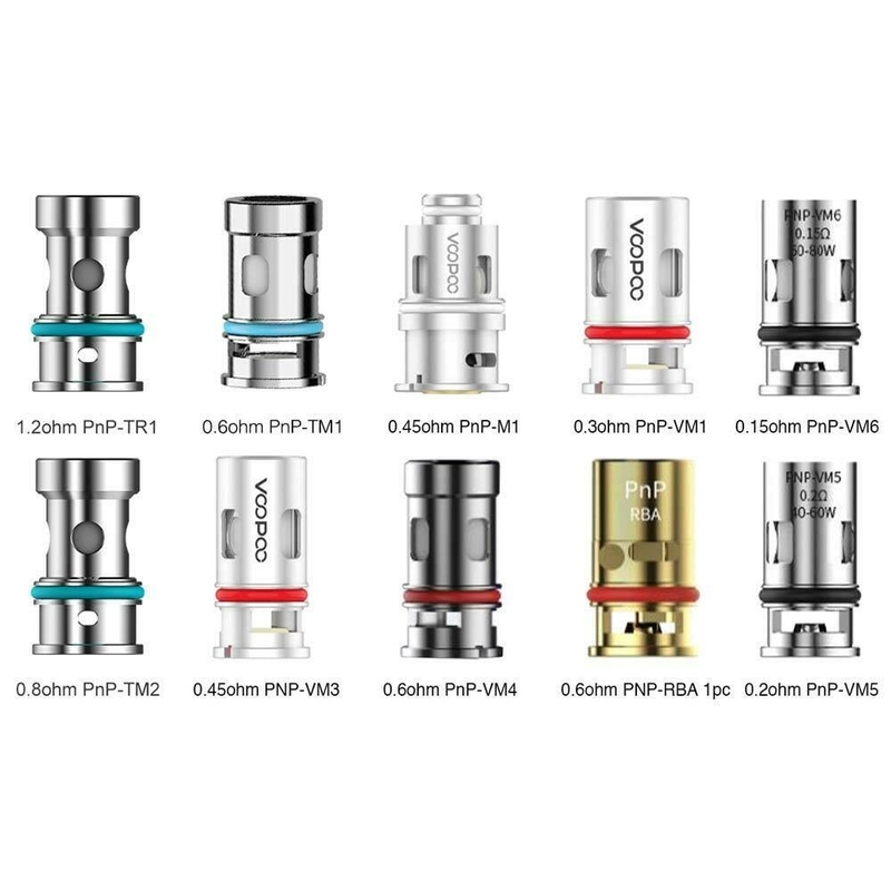 Bobine 5pcs de Voopoo Vinci Vape Coil Replacement Pnp Vinci Drag Pod Mod Mesh chaque paquet