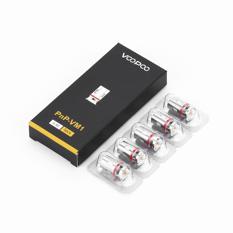 Bobine 5pcs de Voopoo Vinci Vape Coil Replacement Pnp Vinci Drag Pod Mod Mesh chaque paquet