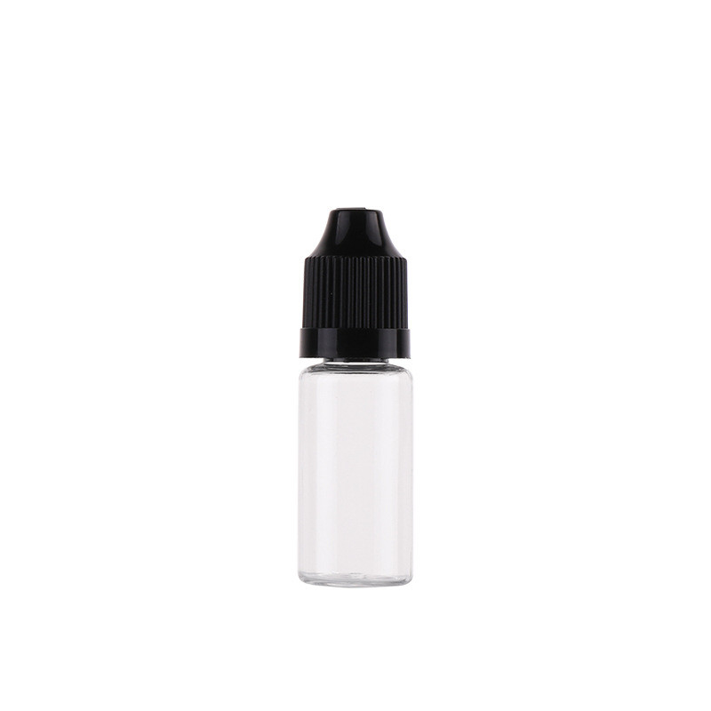 Bouteille vide en plastique de l'ANIMAL FAMILIER V3 Ejuice de FCC fumant le couvercle à visser coloré de bouteille claire liquide d'E
