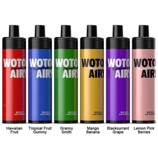 Kit de dispositif de pod de vape jetable rechargeable de 1000 bouffées Wotofo Airy Portable Pod Vape