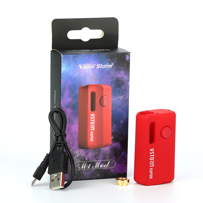 Tempête M1 VV 800mah de vapeur construit dans mod Cbd Vape Mods de boîte de batterie
