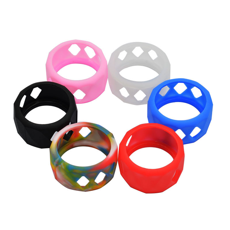 Bandes élastiques 25mm colorés Ecigarette d'anneau de silicone de Vape de catégorie comestible/silicone