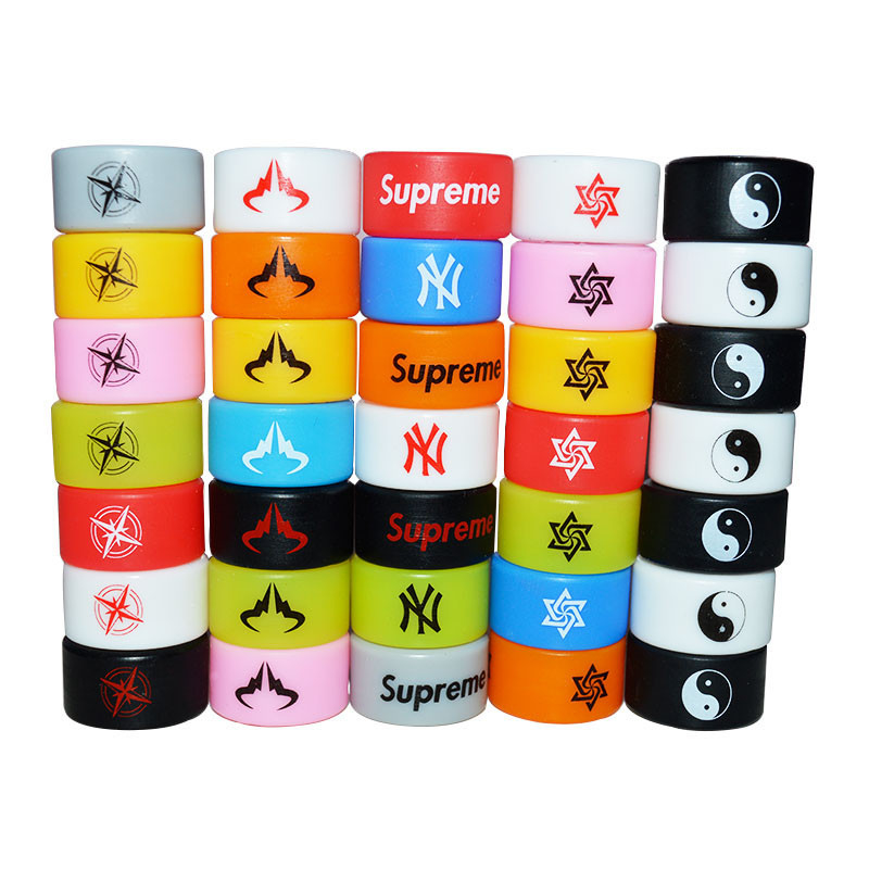 Silicone en caoutchouc coloré Ring Band Superman Flash Captain de Vape