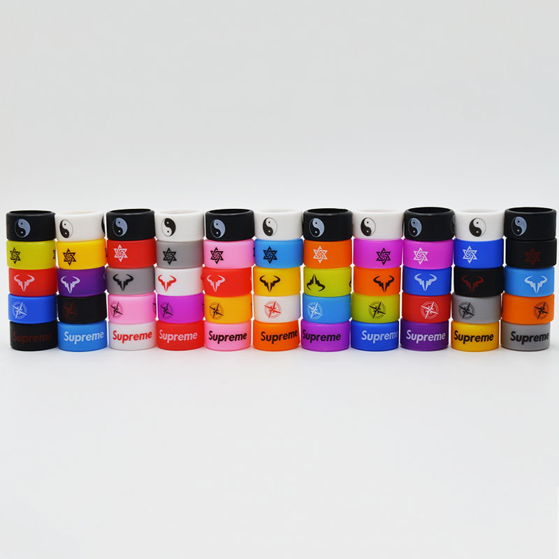 Silicone en caoutchouc coloré Ring Band Superman Flash Captain de Vape