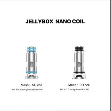 Bobine de rechange de nano de Lelote Jellybox pour Se de Rincoe Jellybox/kit nano de X/air X 1.0Ω/0.5Ω