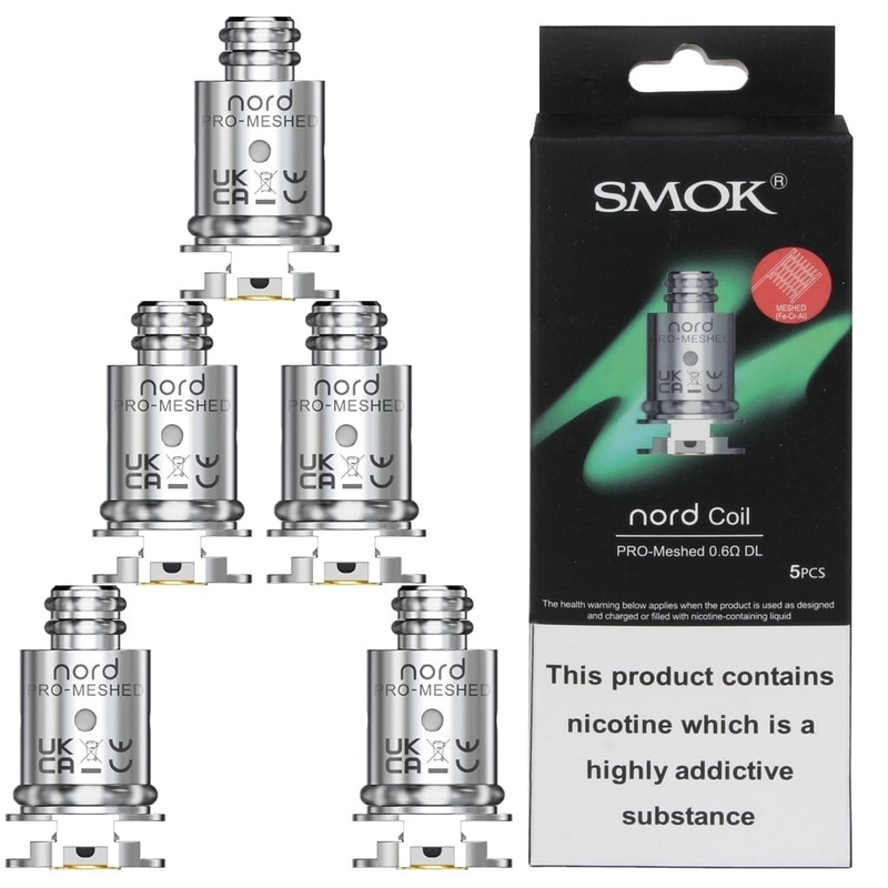 Pro remplacement Mesh Coil For DL/MTL de bobine de la bobine 5pcs Vape de Smok Nord