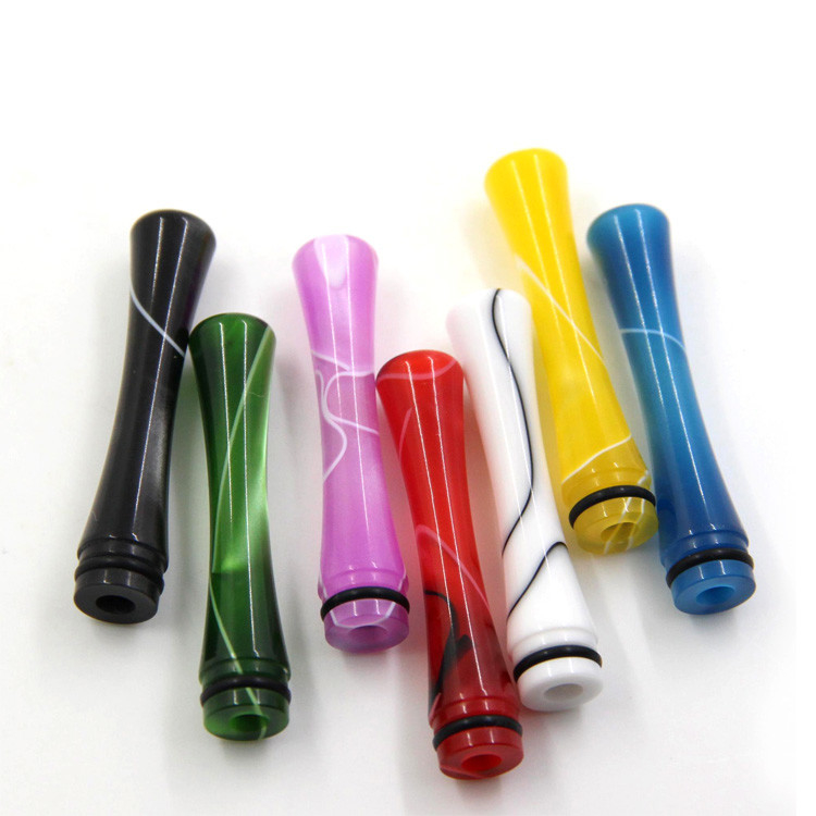 Le long égouttement 510 acrylique incline l'embouchure colorée de Vape d'atomiseur de cigarette d'E