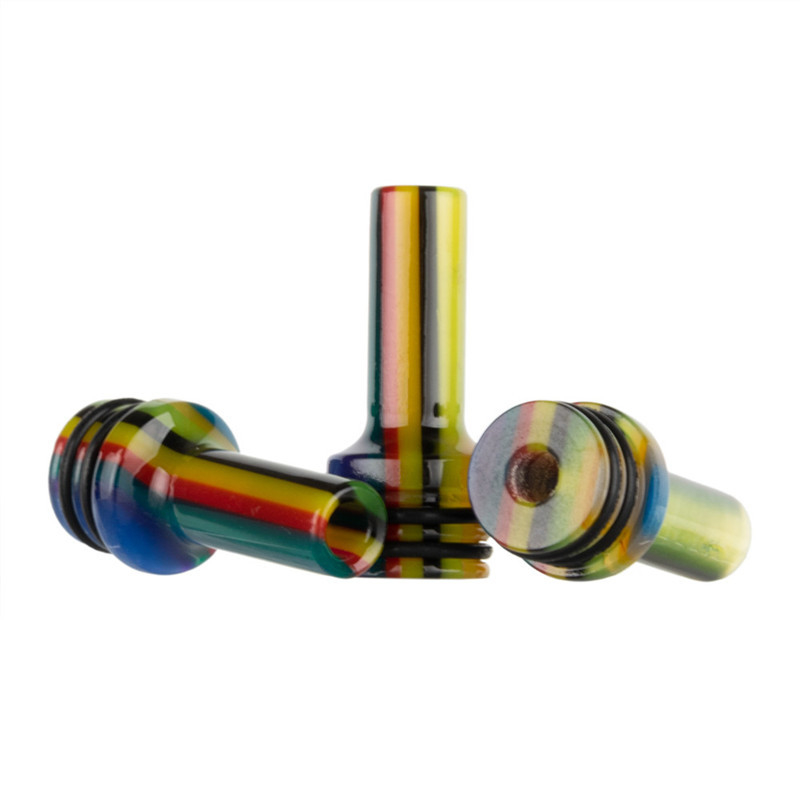 Astuces faites sur commande d'égouttement de MTL Vape de l'arc-en-ciel 510 de la résine AS285 pour Vape Pen Atomizer Cartridges