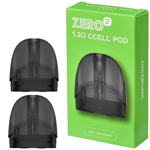 Vaporesso mettent la cartouche à zéro vide 2pcs 1.3ohm Ccell (1.0ohm Mesh Pods) de cosse de 2 Vape