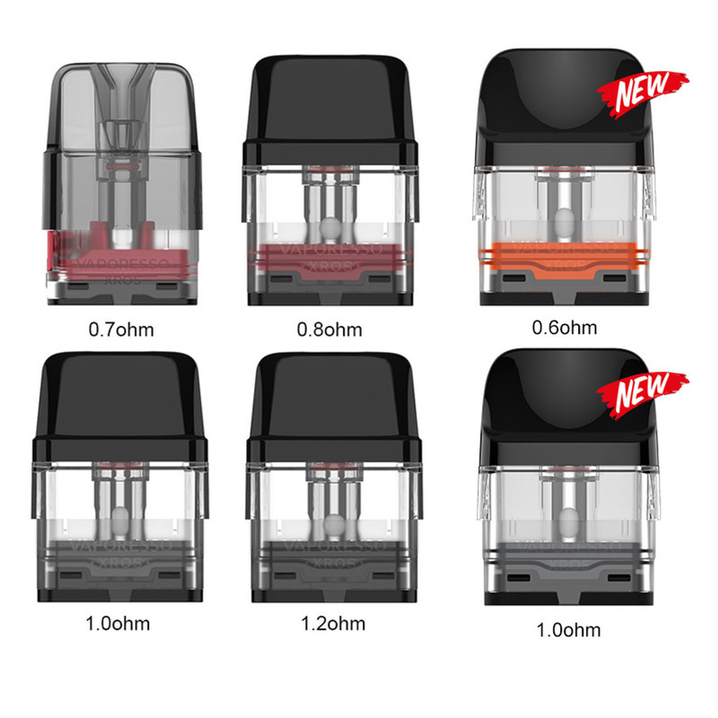 Kit compatible de cosse de série de Xros TPD de cartouche de Vaporesso Xros de version standard des cosses 2ml 4pcs