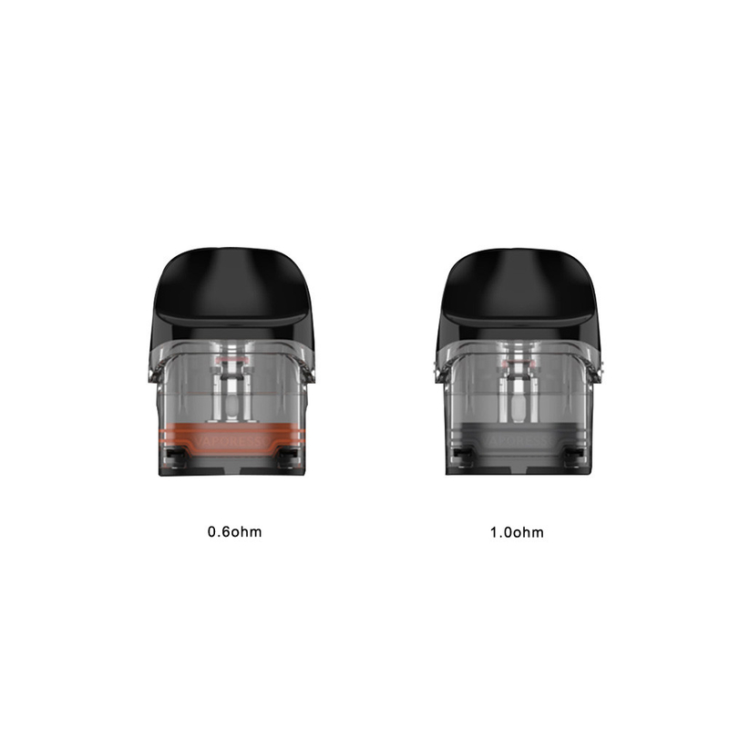 Cartouches vides Luxe 2ml 0.6ohm 1.0ohm 4pcs de cosse de Vaporesso QS pour le kit Luxe de QS/kit Luxe de Q