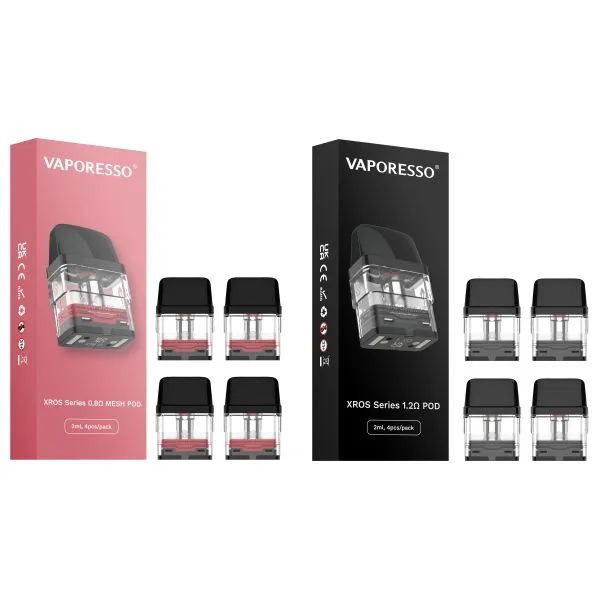 Kit compatible de cosse de série de Xros TPD de cartouche de Vaporesso Xros de version standard des cosses 2ml 4pcs
