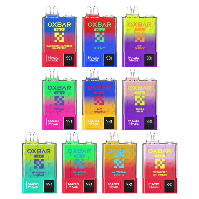 Oxbar Magic Maze Pro 10k Vaporiseur jetable 10000 puffs 900mah 18 ml liquide 5% Vapeurs jetables