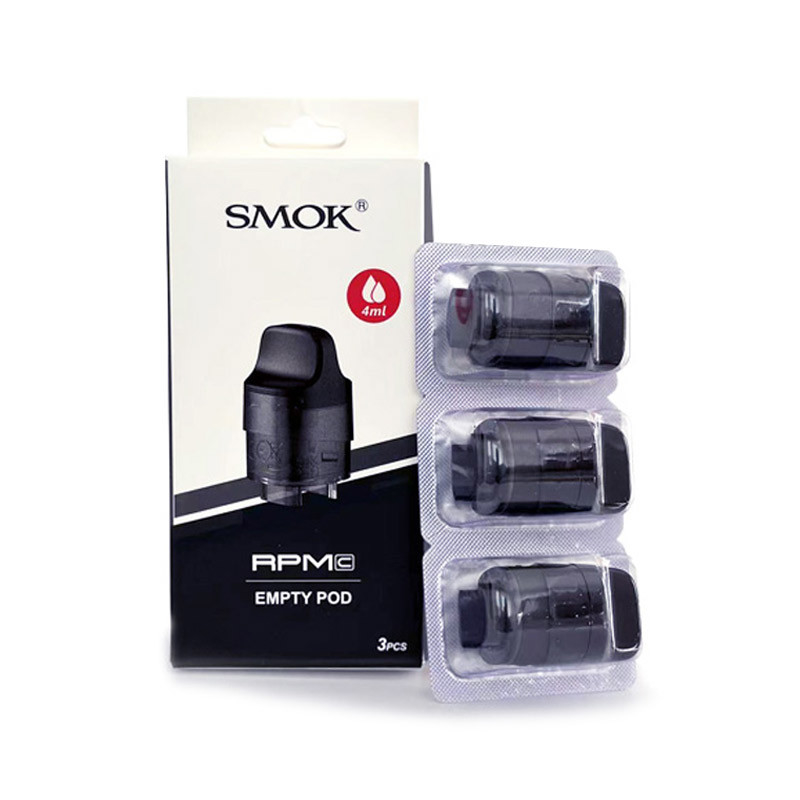 SMOK RPM C Cartouche sous capsule vide 4 ml 3 pièces par emballage