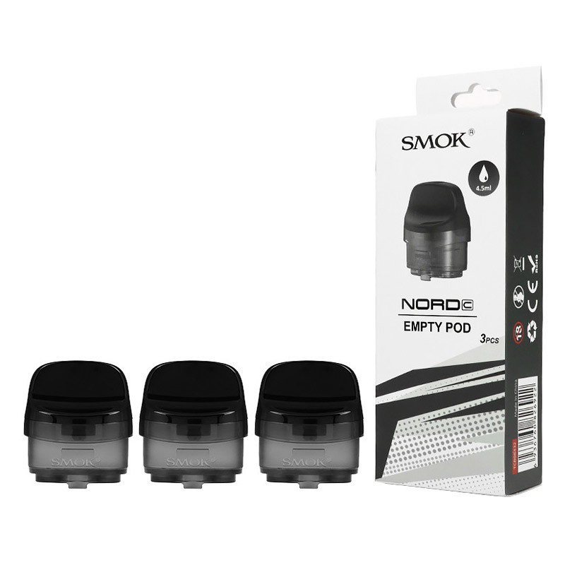 SMOK Nord C Cartouche de capsule vide 4,5 ml 3 pièces/emballage