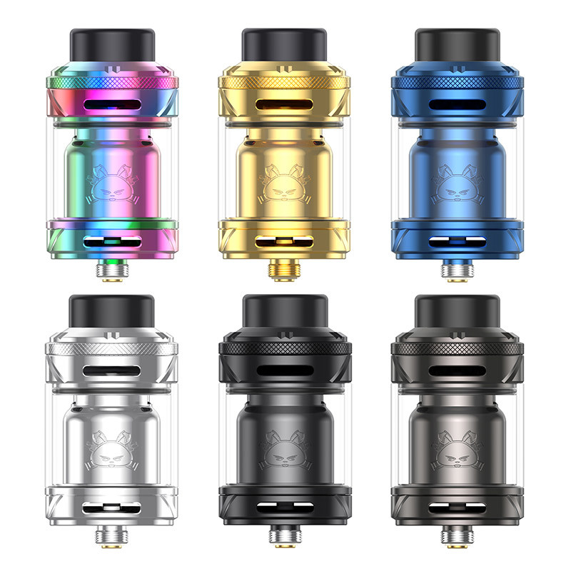 Hellvape Fat Rabbit 2 RTA 6,5 ml / 4 ml / 2 ml RTA à double bobine réservoirs de débit d' air personnalisés