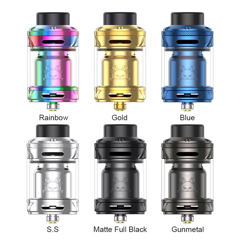 Hellvape Fat Rabbit 2 RTA 6,5 ml / 4 ml / 2 ml RTA à double bobine réservoirs de débit d' air personnalisés