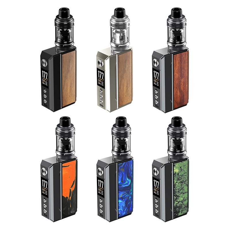 Voopoo Drag 4 Kit 177w 4ml 5.5ml Pour toutes les bobines Pnp Uforce-L réservoir double 18650 batterie boîte de kits
