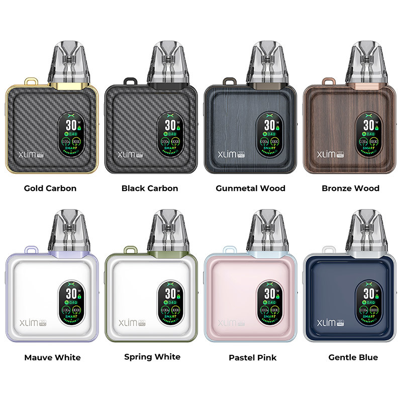 OXVA Xlim SQ Pro Pod Kit 2 ml 1200 mAh 0,4 ohm/0,6 ohm/0,8 ohm/1,2 ohm