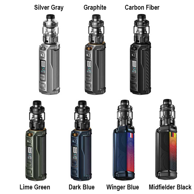 Voopoo Argus XT 100W Mod Kit 6,5 ml Adapté pour le réservoir de Matt 18650/21700 batterie
