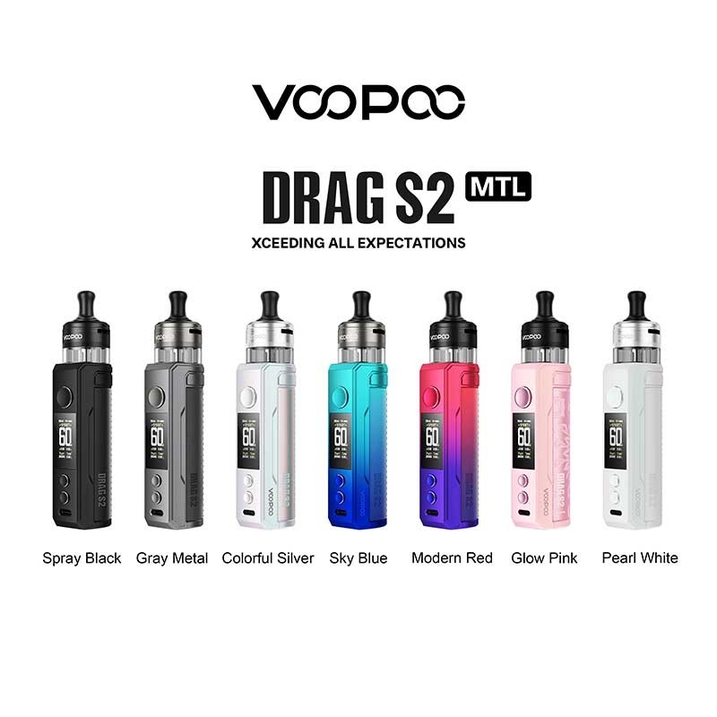 Voopoo tire s2 Pod Mod kit 60w avec cartouche PnP X DTL / MTL 2500mAh 5ml