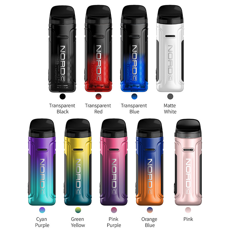 SMOK Nord C Pod Système Kit 1800mAh 4,5 ml 2,5 ohm 50W Des kits