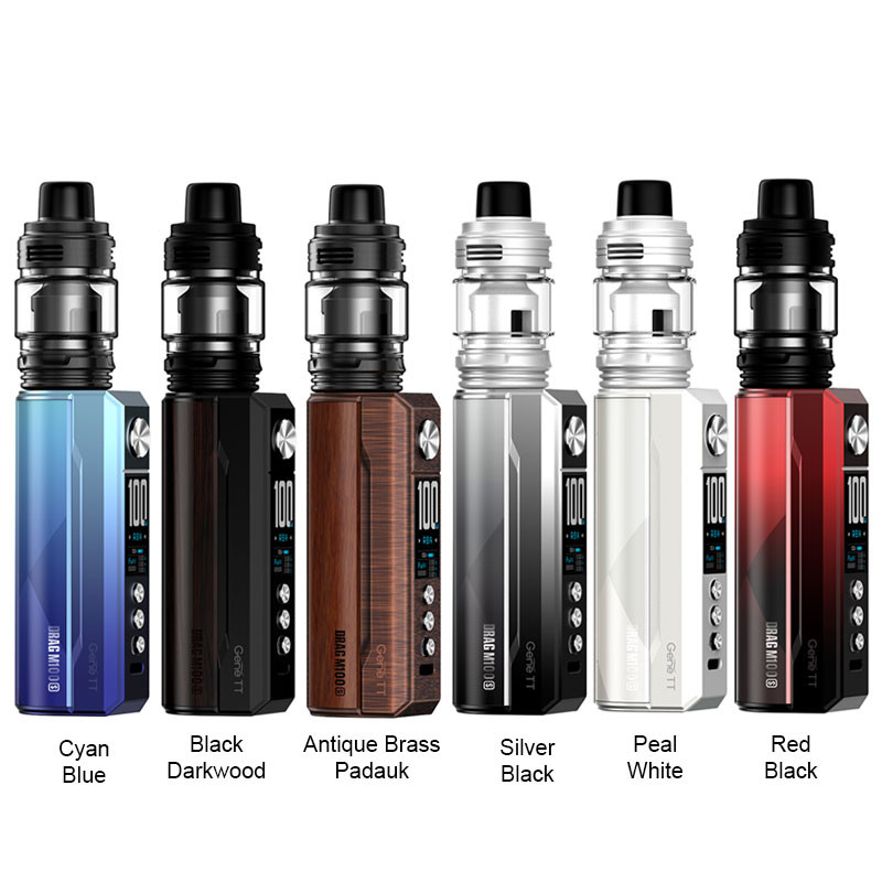 Voopoo Drag M100S Mod Kit 100w avec bobine PnP 5.5ml 0.5ohm