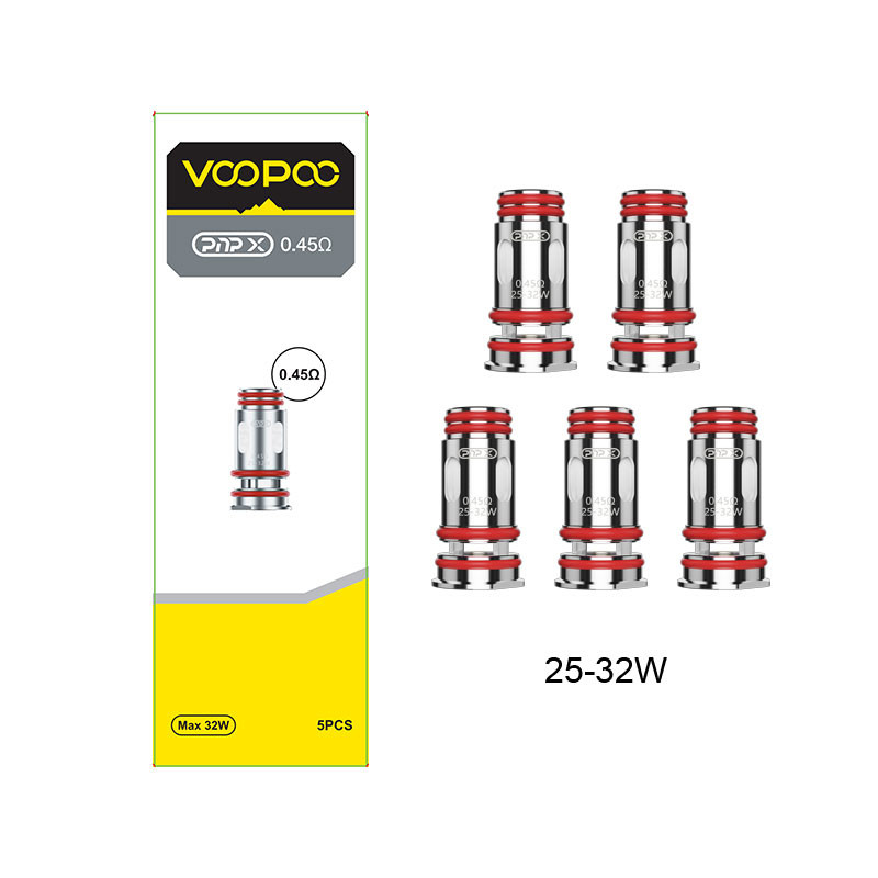 Voopoo PnP X bobine de remplacement 5 pièces / emballage pour Argus Pro 2 Kit / Drag 5 Kit / Uforce-X réservoir / Doric 60 Pro