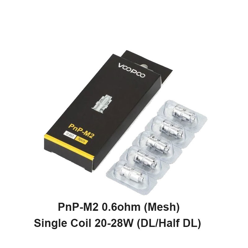 Voopoo PnP remplacement bobines 5 pièces par paquet pour Drag Baby/Mini/2/S/X,VINCI série Kit,Argus Pro,PnP 20/22,V.SUIT